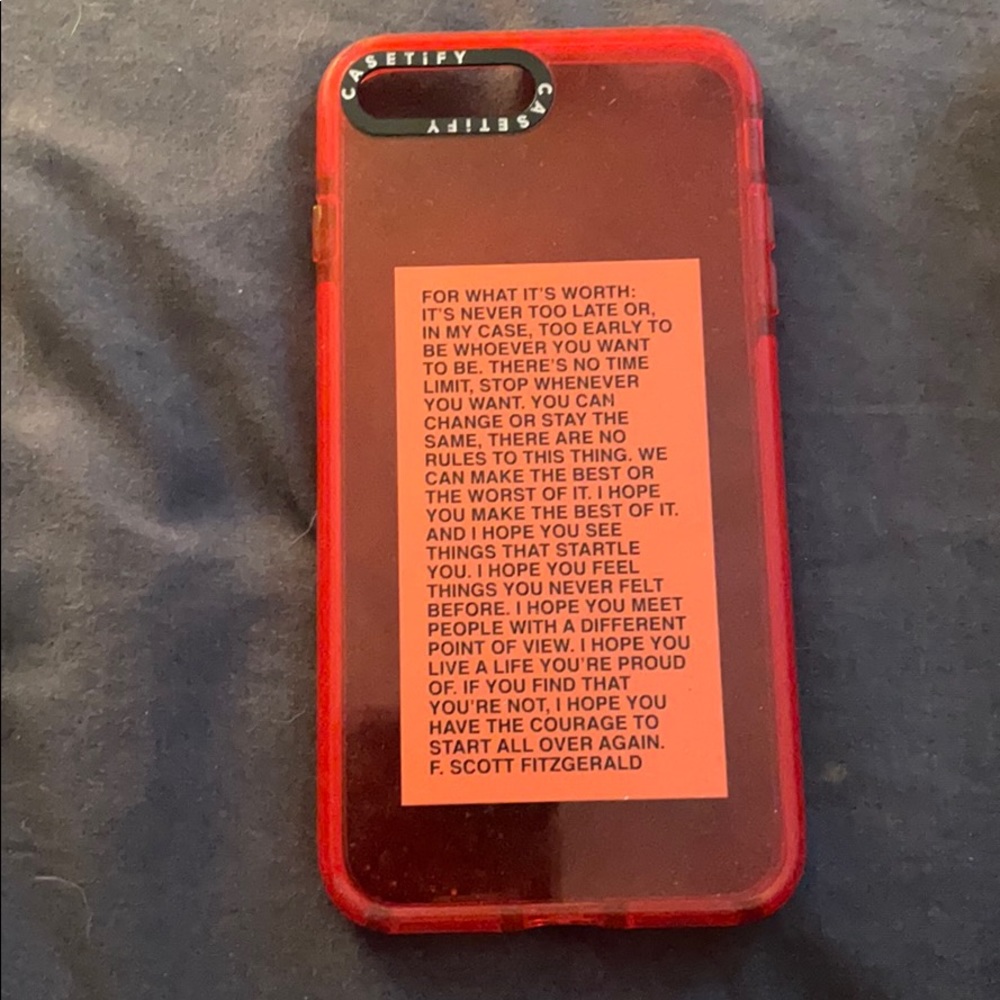 CASETIFY SCOTT FITZGERALD QUOTE CASE!